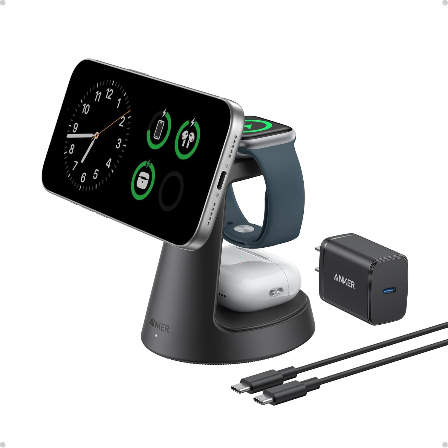 Anker MagGo 3-in-1 Dock Stand (A25M4, Black) product photo