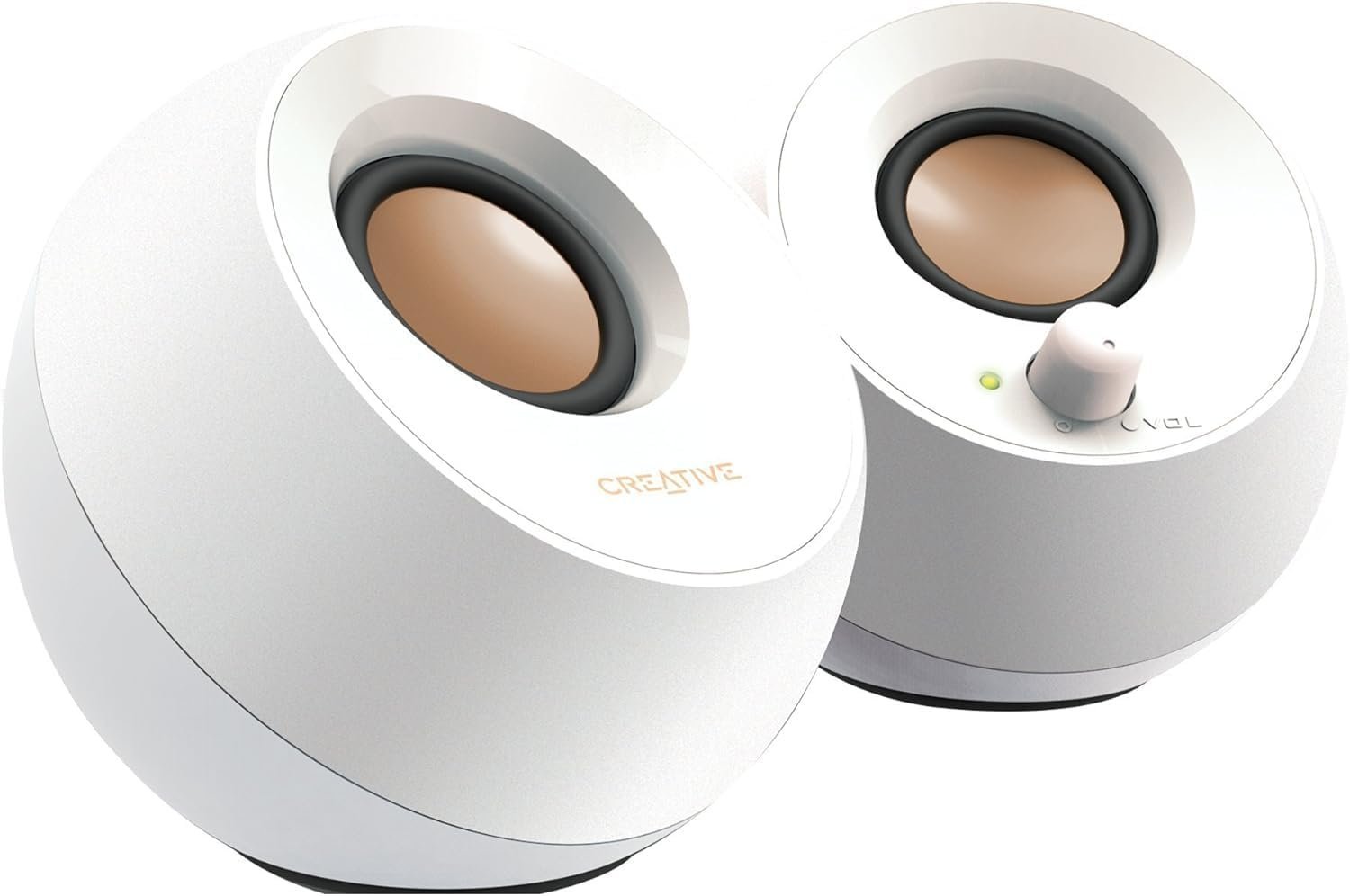Creative Pebble 2.0 USB-Powered Desktop Speakers product photo — Best ultra-budget desktop speakers