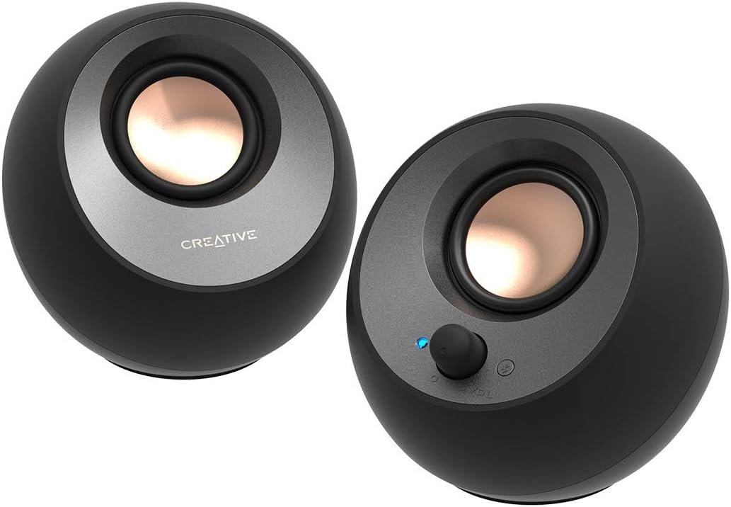 Creative Pebble V3 USB-C Desktop Speakers (Black) product photo