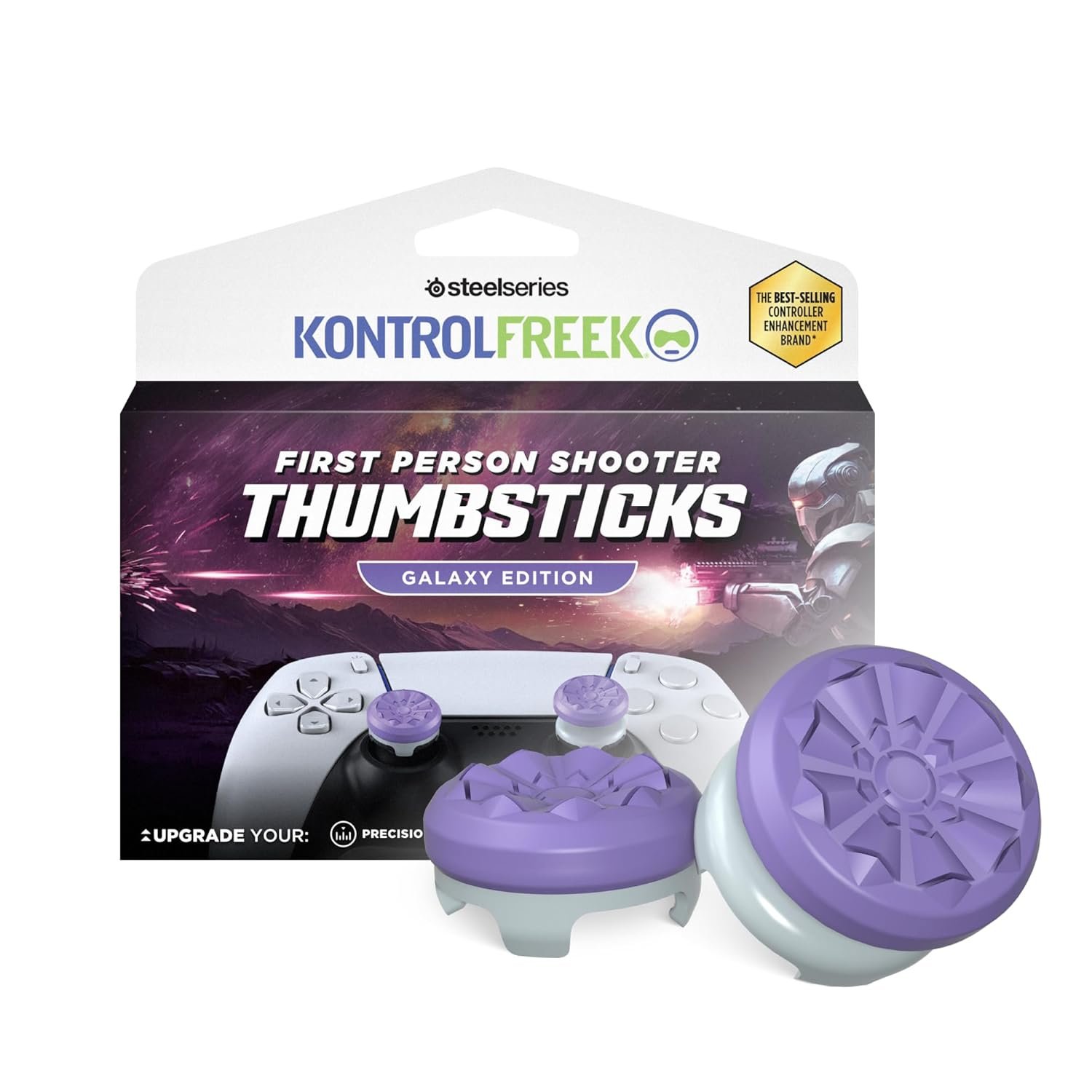 KontrolFreek FPS Freek Galaxy Purple for PS5/PS4 product photo