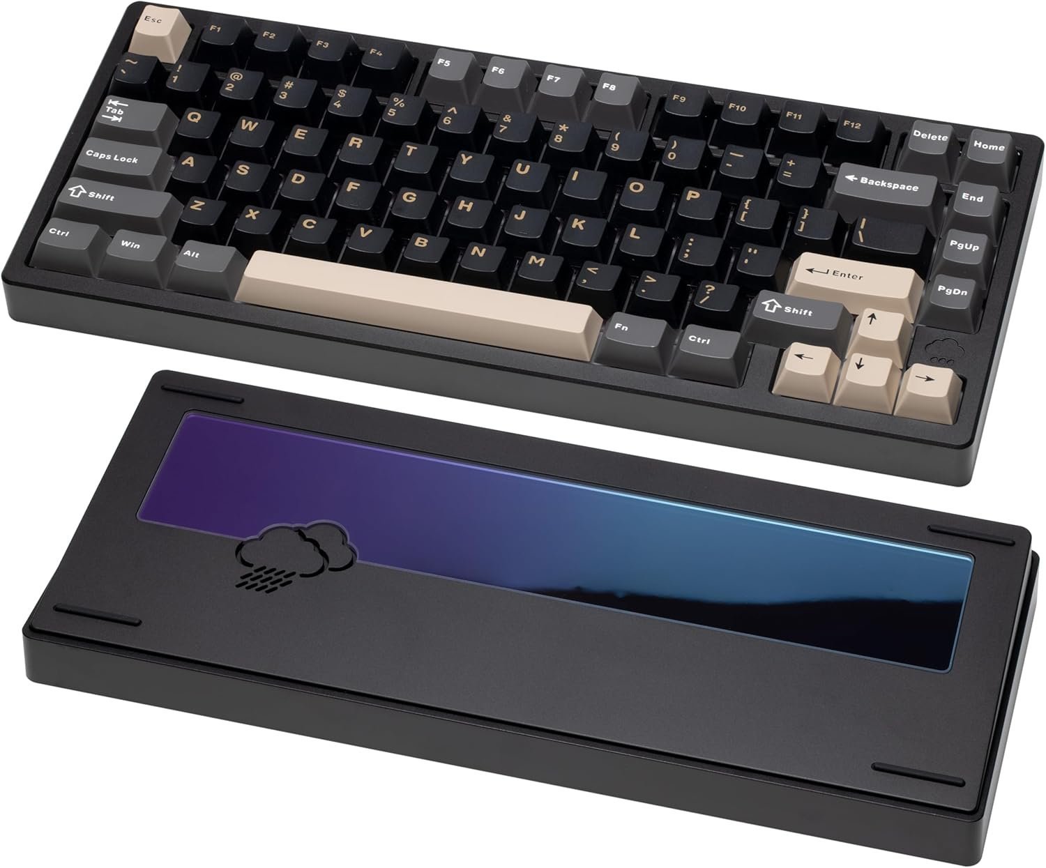 WOBKEY Rainy 75 Mechanical Keyboard (CNC Aluminum, Standard) product photo — Best for compact setups